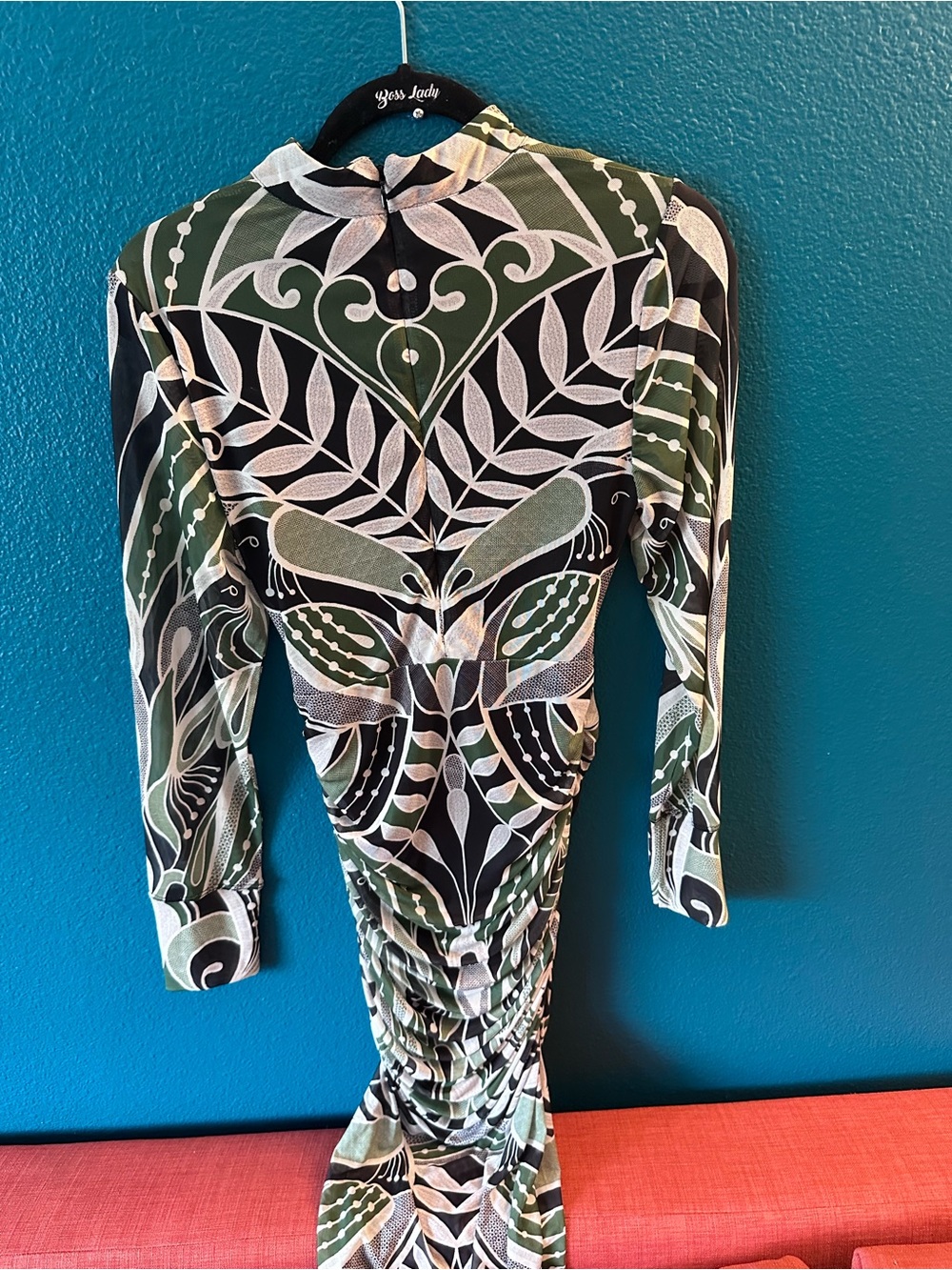 Farm Rio Green Pattern Dress
